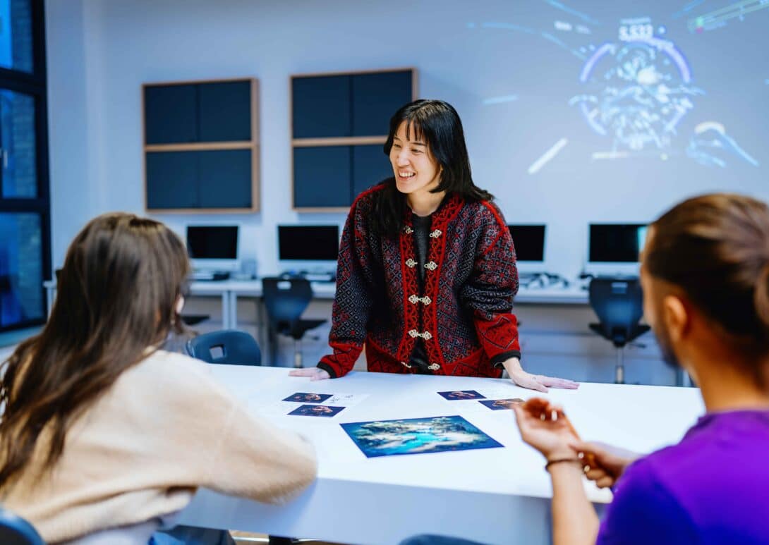 MetStudios Game design sessions with teacher